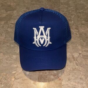 AMIRI Navy Mesh Cap with Black Label